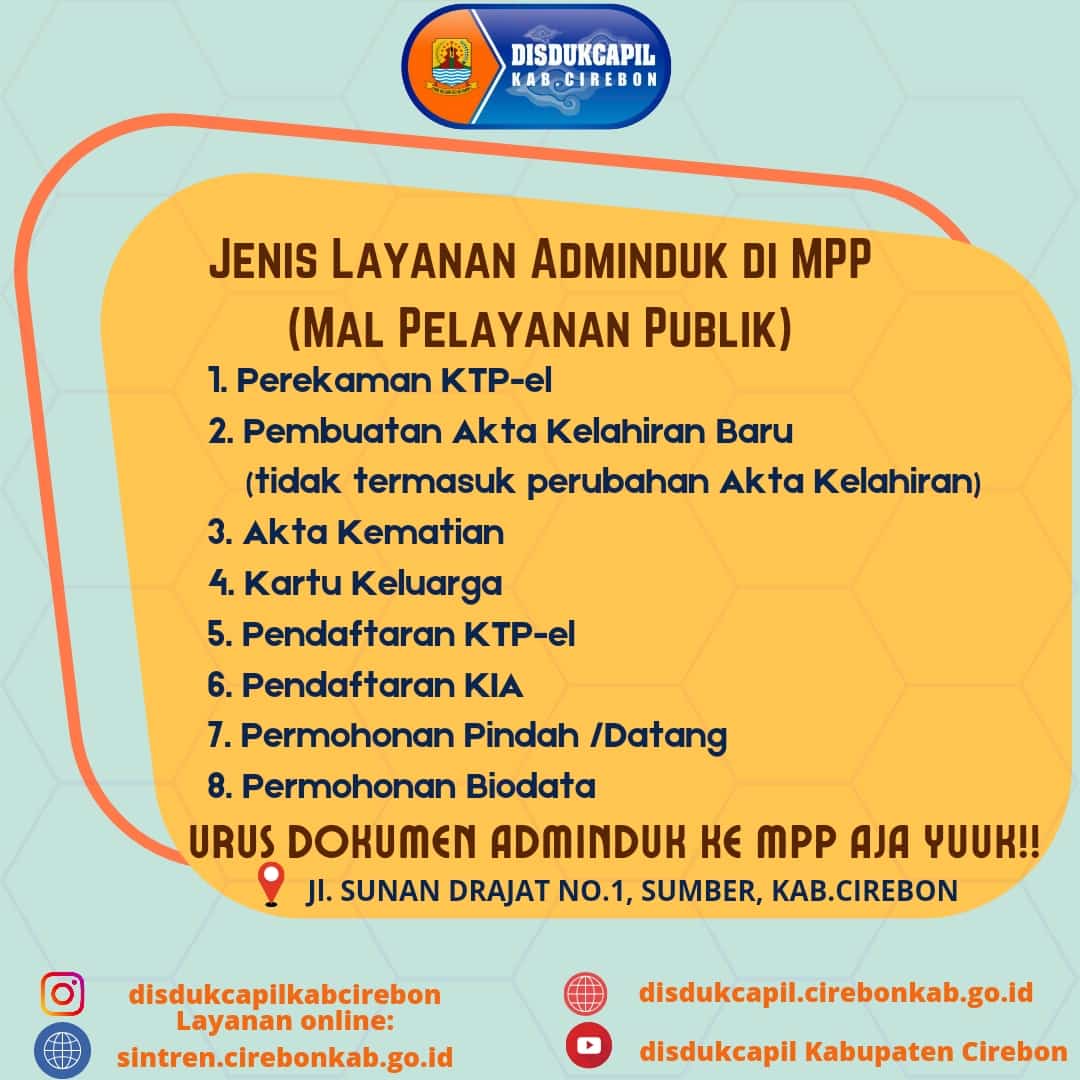 Layanan Adminduk di Mall Pelayanan Publik (MPP)