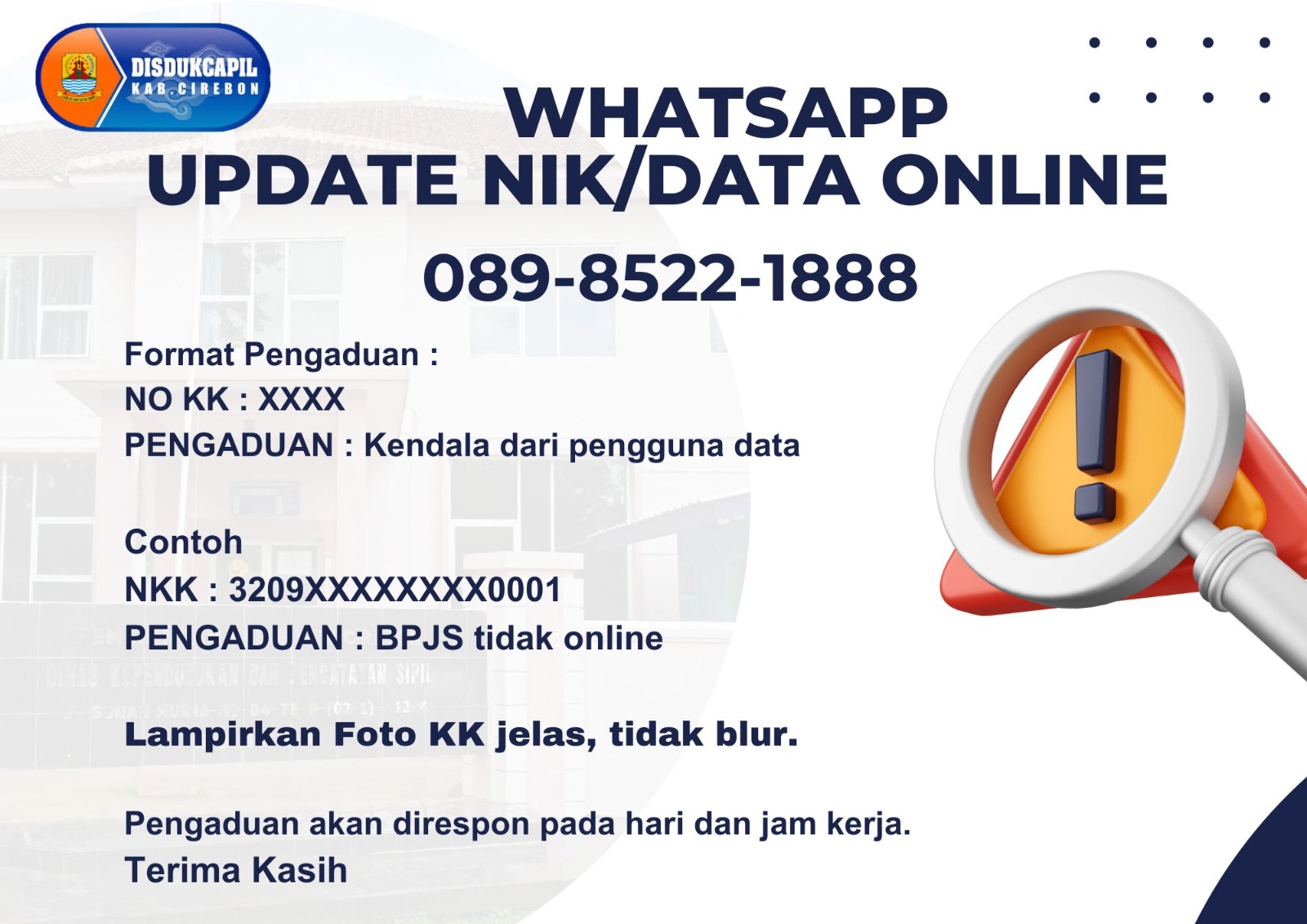 Update NIK/Data Online